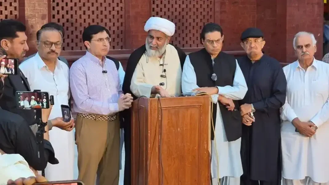 TTAP Condemns Governor’s Rule in KP, Vows Challenge in Courts and Assemblies Opposition alliance leaders at a press conference in Islamabad as TTAP condemns governor's rule in Khyber Pakhtunkhwa