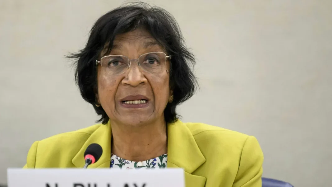 Nobel Laureate Navi Pillay Calls US Sanctions on ICC ‘Unacceptable’ Navi Pillay speaking at a UN event; the Nobel laureate called the Navi Pillay ICC sanctions on the court unacceptable
