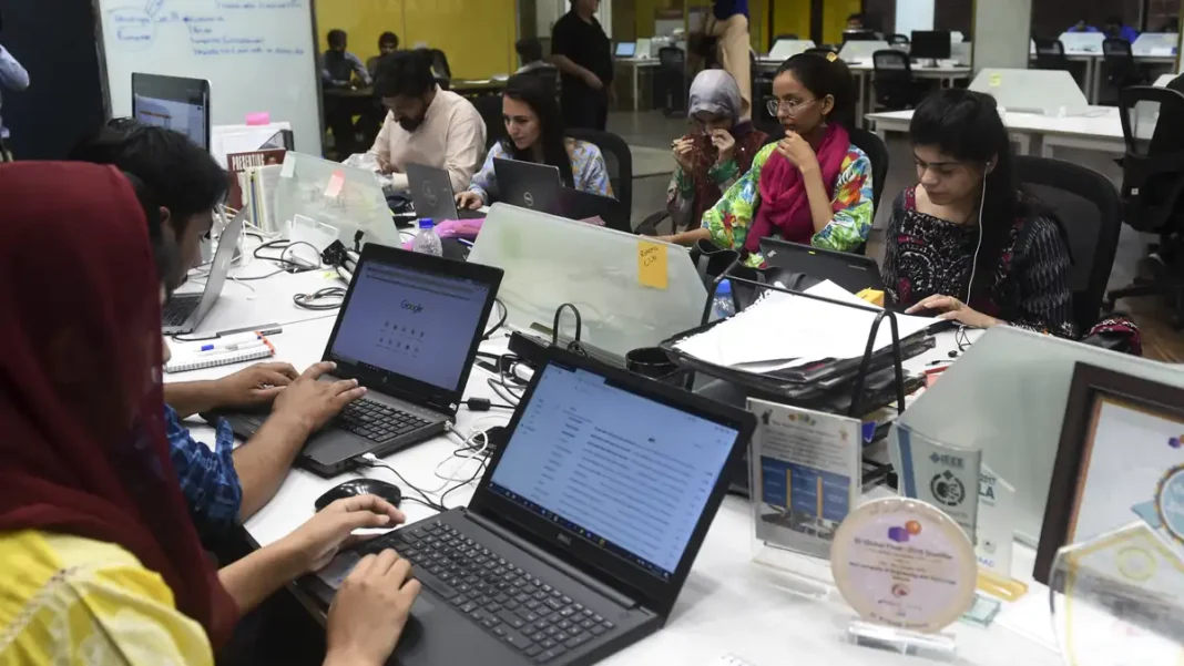 Pakistan IT Exports Hit Nine-Month High at $435 Million in September Pakistan IT exports: software developers at work as September receipts hit a nine-month high of $435 million