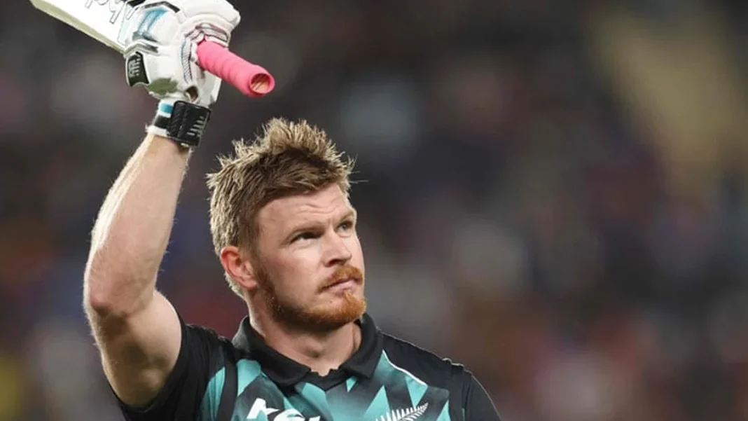 Glenn Phillips Century Powers New Zealand to 87-Run Win Over India Glenn Phillips raises his bat after his century, Glenn Phillips century