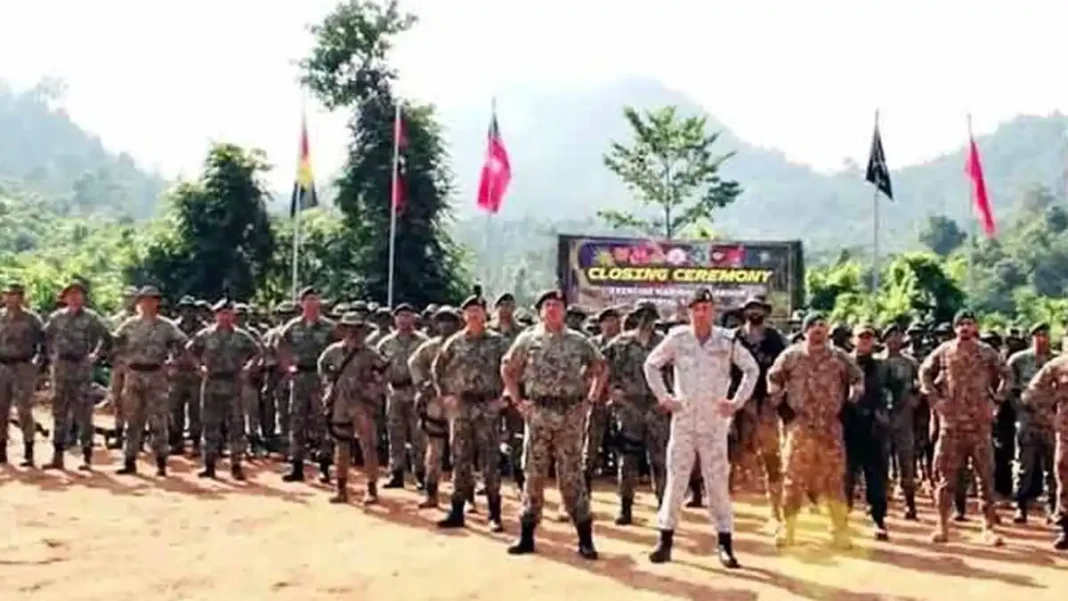 Pakistan, Malaysia Reaffirm Defence Ties as Harimau Markhor-IV Concludes Soldiers at the Harimau Markhor-IV closing ceremony; Pakistan Malaysia defence ties reaffirmed at NCTC Pabbi