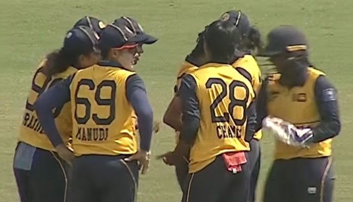Sri Lanka U19 Women Beat Bangladesh by Four Wickets for First Tri-Series Win Sri Lanka U19 women cricketers celebrate during the tri-nation T20 series match against Bangladesh in Faisalabad