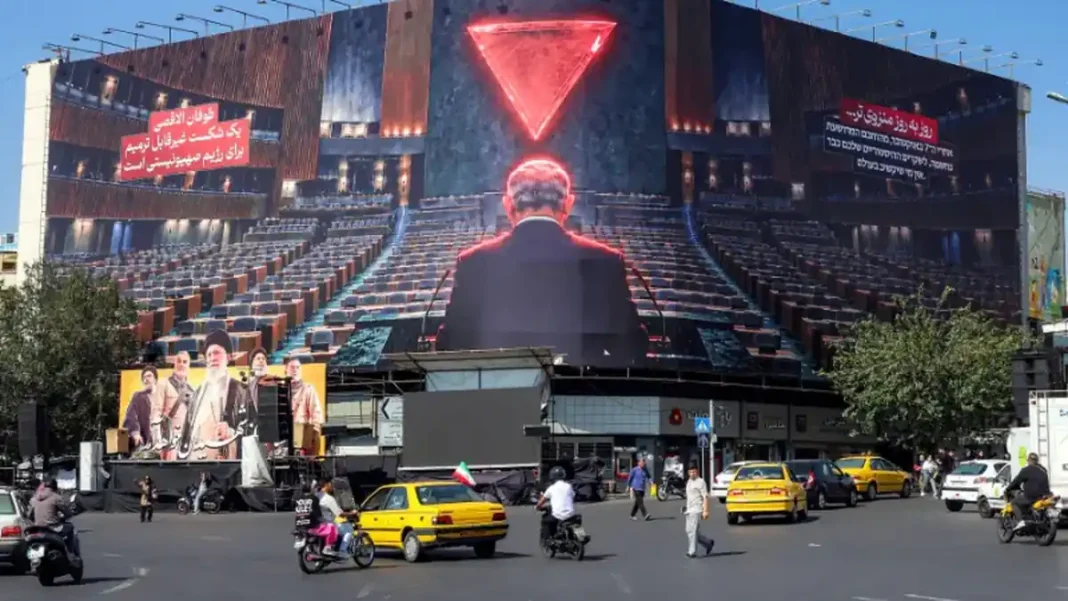 Iran Shares Seven-Day Hormuz Plan as Indirect US Talks Continue Seven-day Hormuz plan — a Tehran street scene with a large billboard as Iran and the US exchange proposals over the Strait of Hormuz