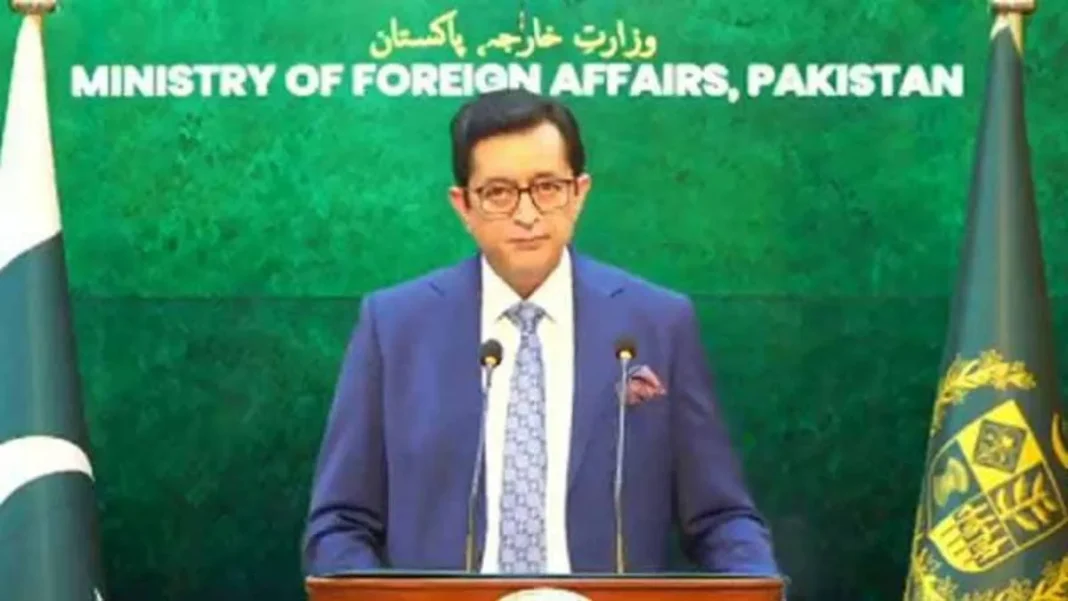 Pakistan, Saudi Arabia Complete Makkah Pact Ratification, Says FO FO spokesperson Sajjad Haider Khan speaks at the Foreign Office briefing on the Makkah defence pact ratification