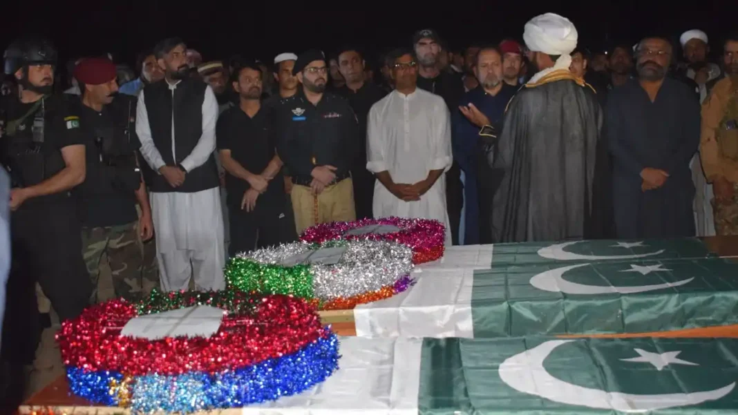 Four Policemen Martyred, Two Terrorists Killed in Karak Operation Karak police operation — tribute to the four martyred policemen