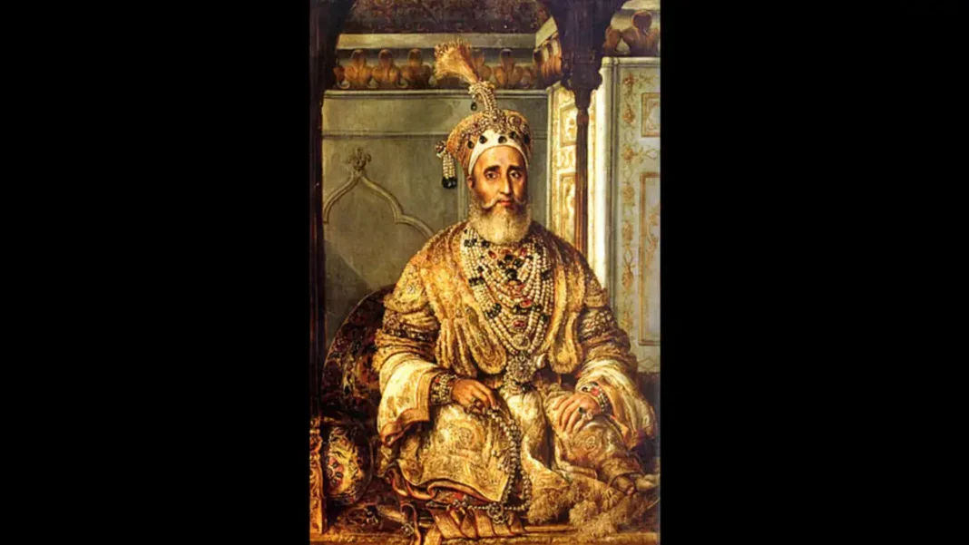 War of Independence 1857: Causes, Events and Results Portrait of Bahadur Shah Zafar, last Mughal emperor