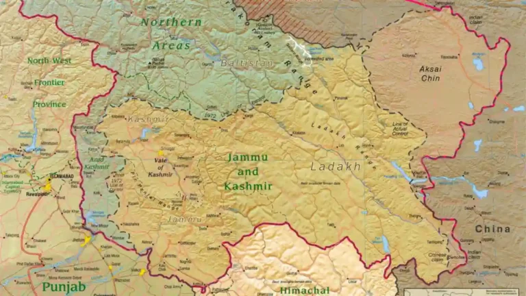 India Pakistan Border Map: Radcliffe Line, LoC & Crossings