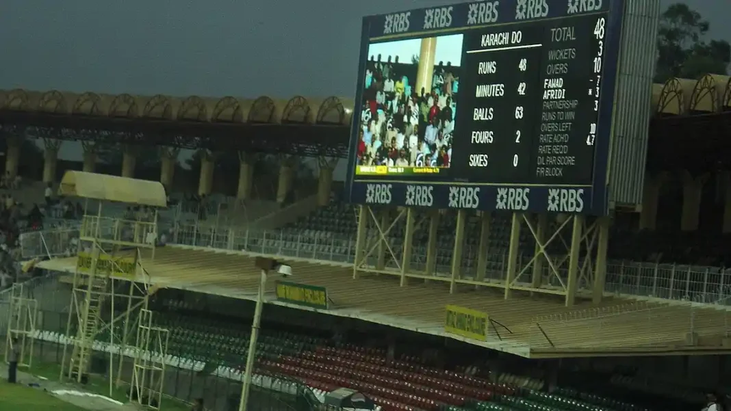 Pak Live Cricket: Streams, Apps & Channels for Every Device Gaddafi Stadium big screen - Pak live cricket