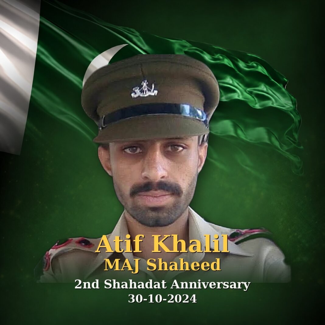 Maj Atif Khalil Shaheed: Remembered in Bannu