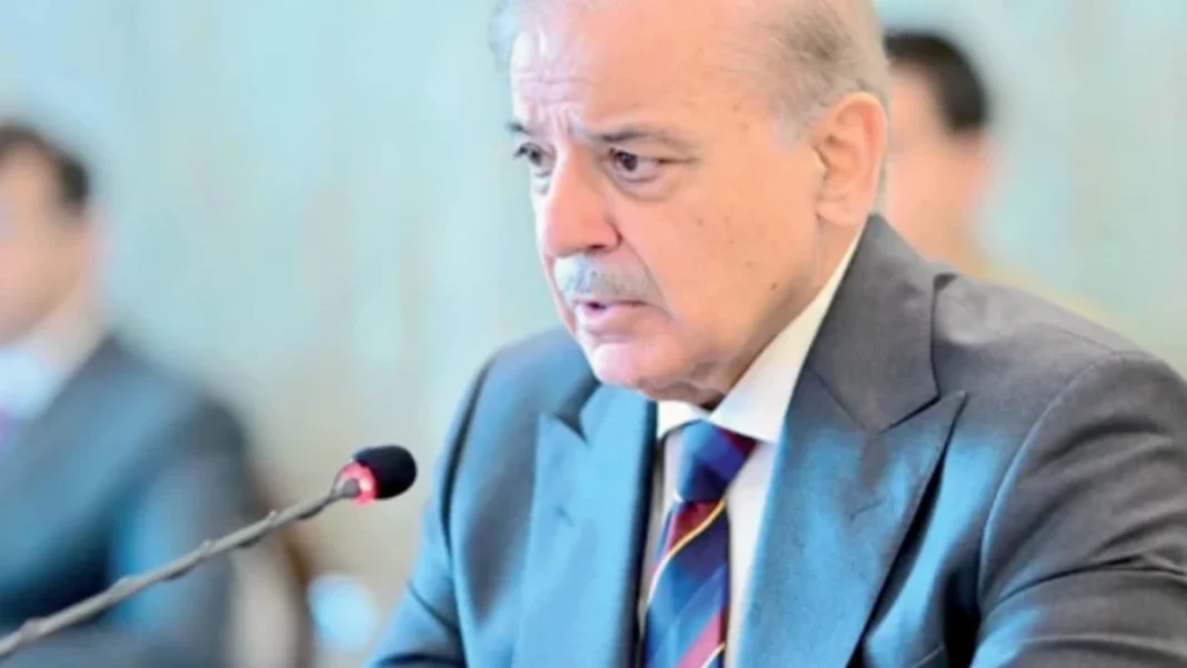 PM Forms 11-Member Panel to Monitor K-P Under Dar 11-member panel monitor K-P — Prime Minister Shehbaz Sharif addressing a meeting