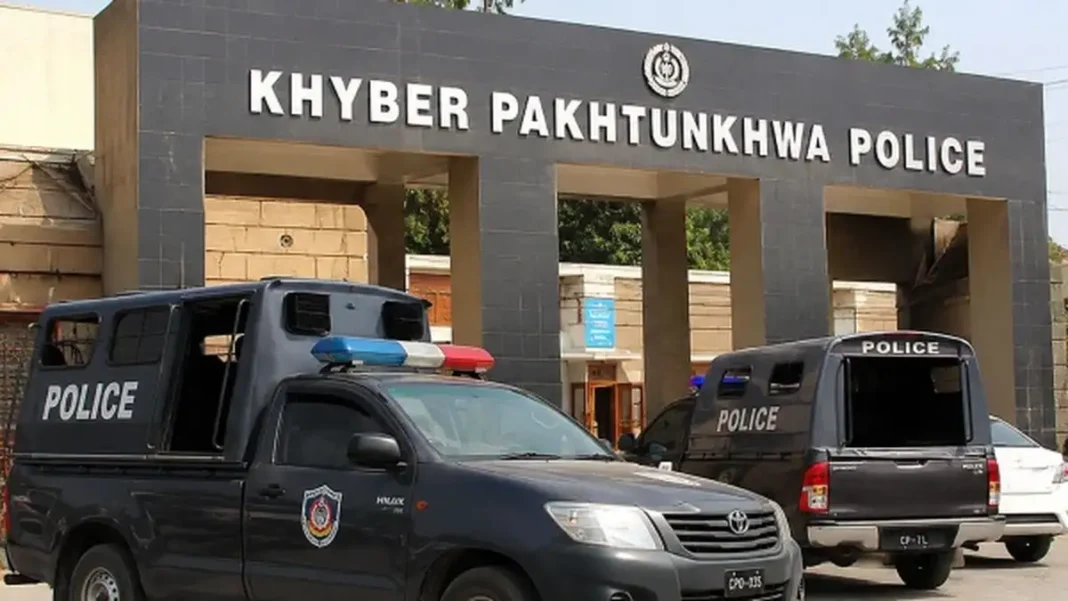 Safety Net Foils Drone Strike on Hassankhel Police Station Khyber Pakhtunkhwa Police headquarters entrance — Hassankhel police station drone attack