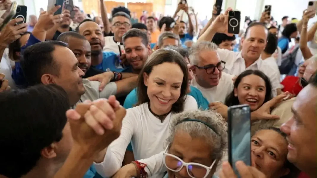 Maria Corina Machado Returns to Venezuela Maria Corina Machado — returns to Venezuela