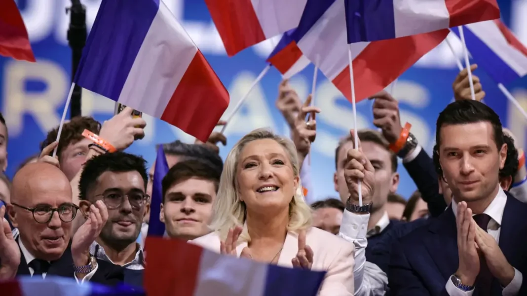 Marine Le Pen Launches Presidency Campaign Marine Le Pen — France presidency campaign