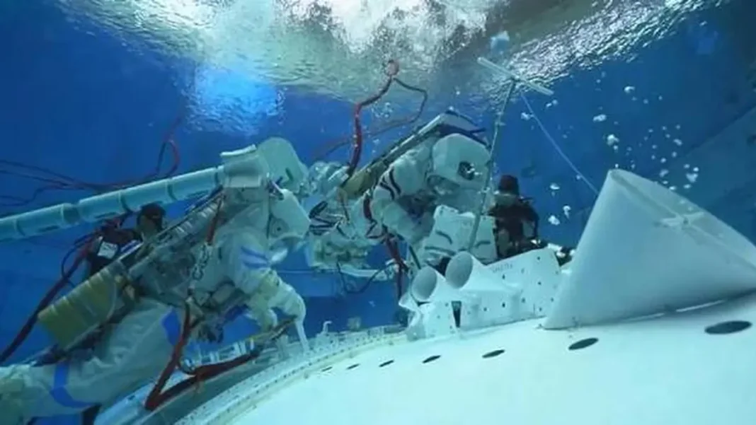 Pakistani Astronaut Heads to China for Space Mission Pakistani astronaut space mission China - astronauts in underwater training