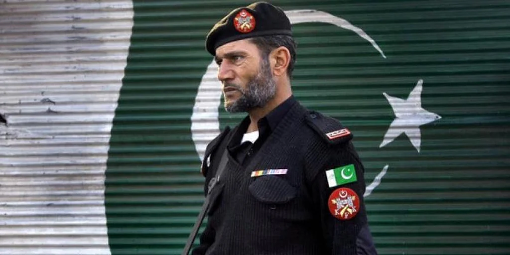 Government to use AI to update photographs of most-wanted criminals Pakistan policeman on duty; AI most-wanted criminals photos to update the Red Book