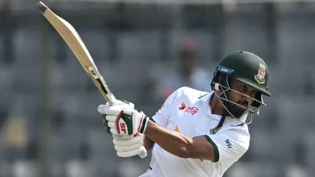 Shadman 99 Not Out as Bangladesh Dominate Day One Shadman Islam batting for Bangladesh — Shadman Islam Bangladesh West Indies Test