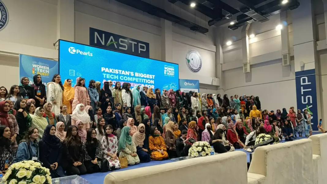 Pakistan to Back 20 Women-Led Startups Yearly women-led startups Pakistan: participants at the Women Tech Quest tech competition in Karachi