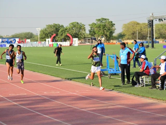 WAPDA Win National Athletics Championships Athletes racing — National Athletics Championships