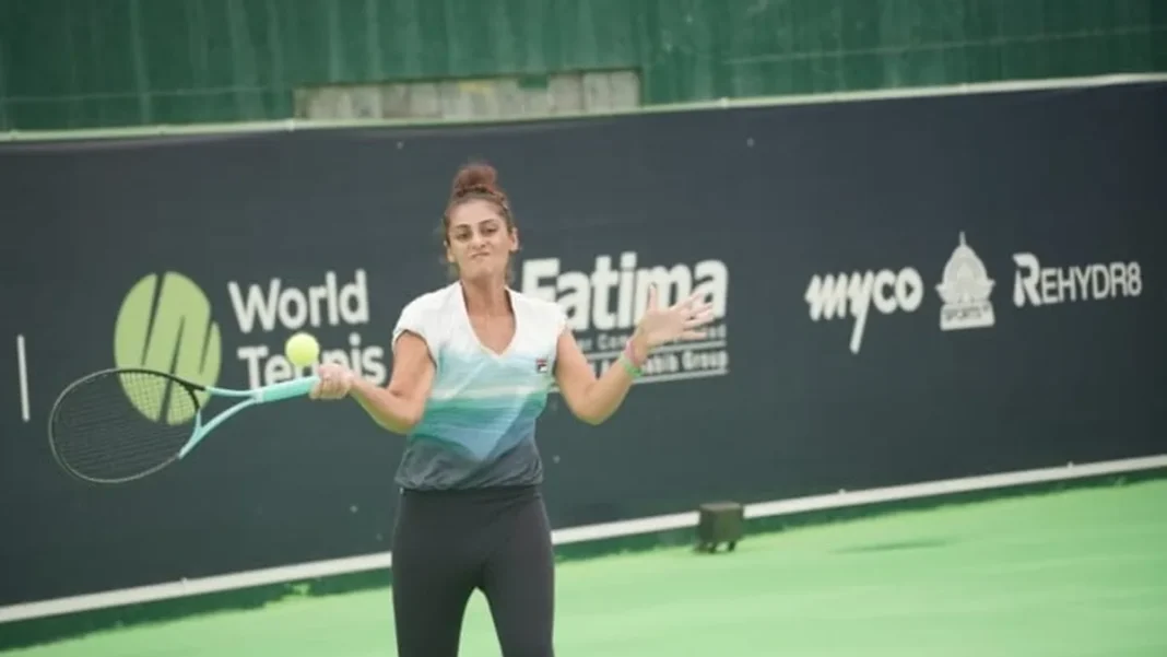 Astrid Cirotte Wins Islamabad W15 Title in Straight Sets Astrid Cirotte Islamabad W15 title — Cirotte playing at the PTF Tennis Complex in Islamabad