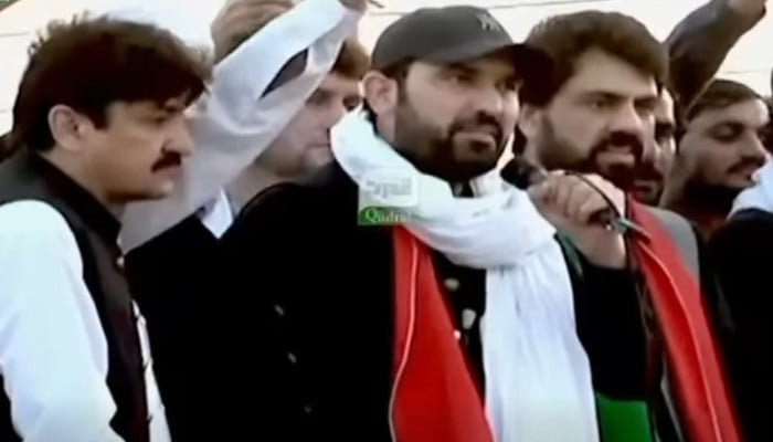PTI Long March Day 6: Afridi Promises Final Plan in Swabi Sohail Afridi addresses PTI long march supporters