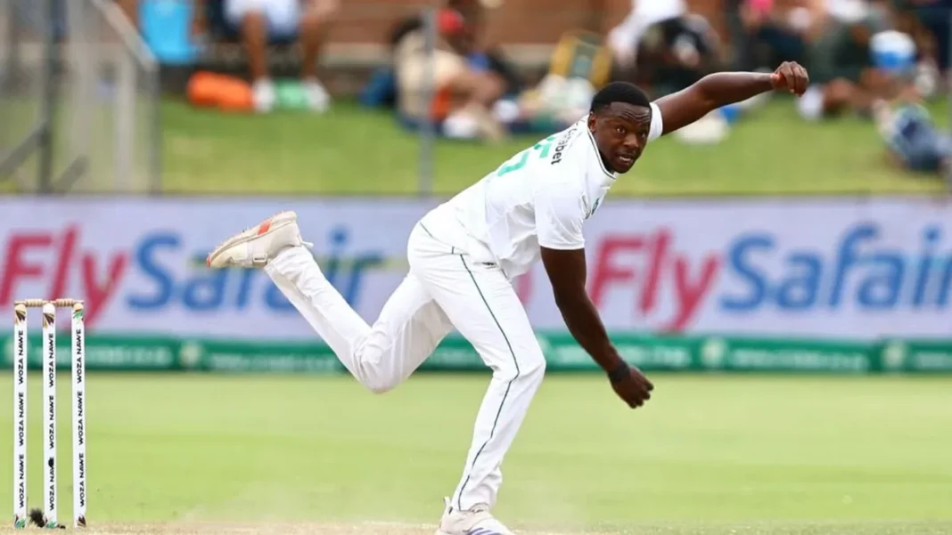 Rabada’s Return: Hope for South Africa in Second Test Against Australia Kagiso Rabada bowling for South Africa - Rabada second Test return
