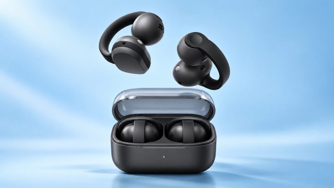 Samsung Enters Open-Ear Market With Clip-On Galaxy Buds On Samsung Galaxy Buds On earbuds – clip-on open-ear design