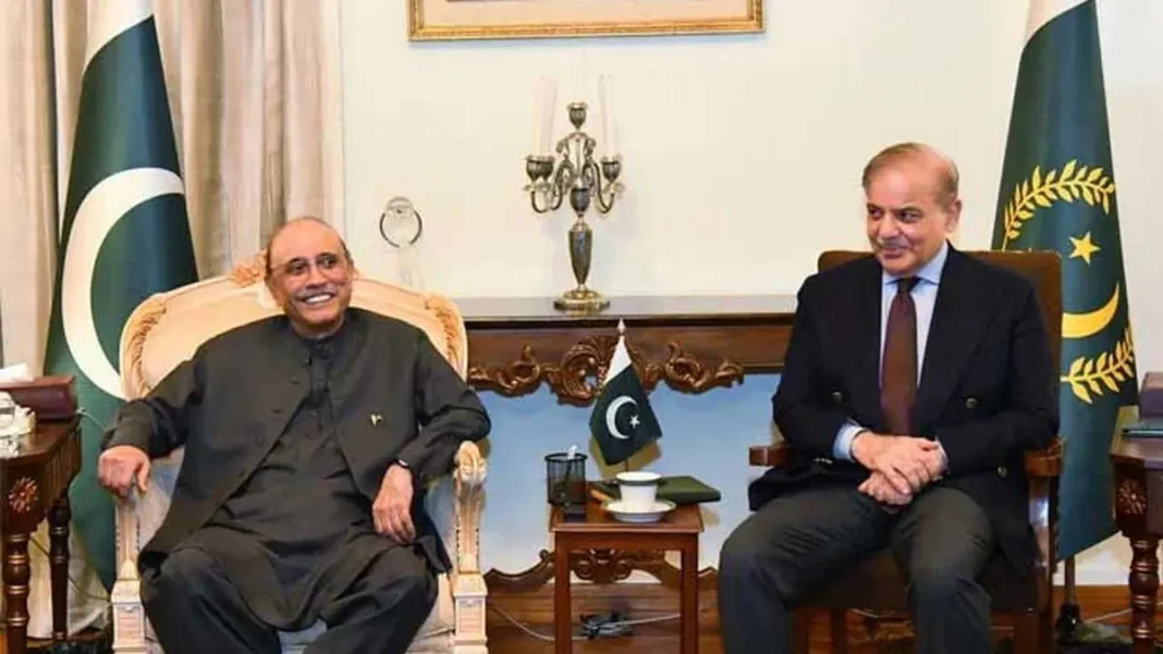 Shehbaz, Zardari Hold High-Level Talks as Centre-KP Standoff Deepens Shehbaz Zardari meeting KP tensions: PM Shehbaz Sharif with President Asif Ali Zardari at Aiwan-e-Sadr