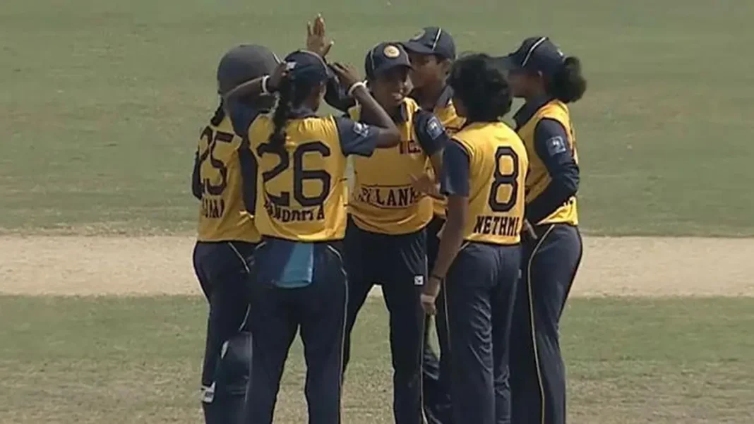 Sri Lanka Knock Pakistan Out of Women U19 Tri-Series Pakistan Women U19 tri-series: Sri Lanka players celebrate taking a wicket at Iqbal Stadium, Faisalabad