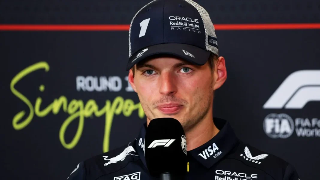 Verstappen Survives Mayhem to Win Record-Breaking Singapore Sprint Verstappen Singapore sprint win: Max Verstappen at the Singapore Grand Prix