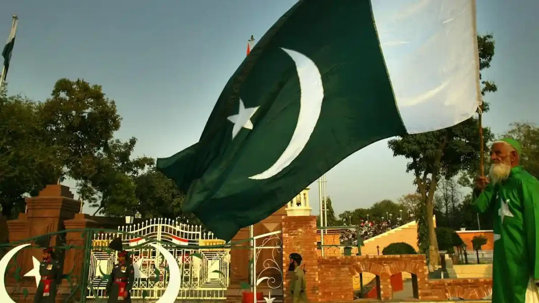Wagah Border Ceremony Timings: When the Flags Come Down (2026 Guide) Pakistan flag at Wagah border ceremony
