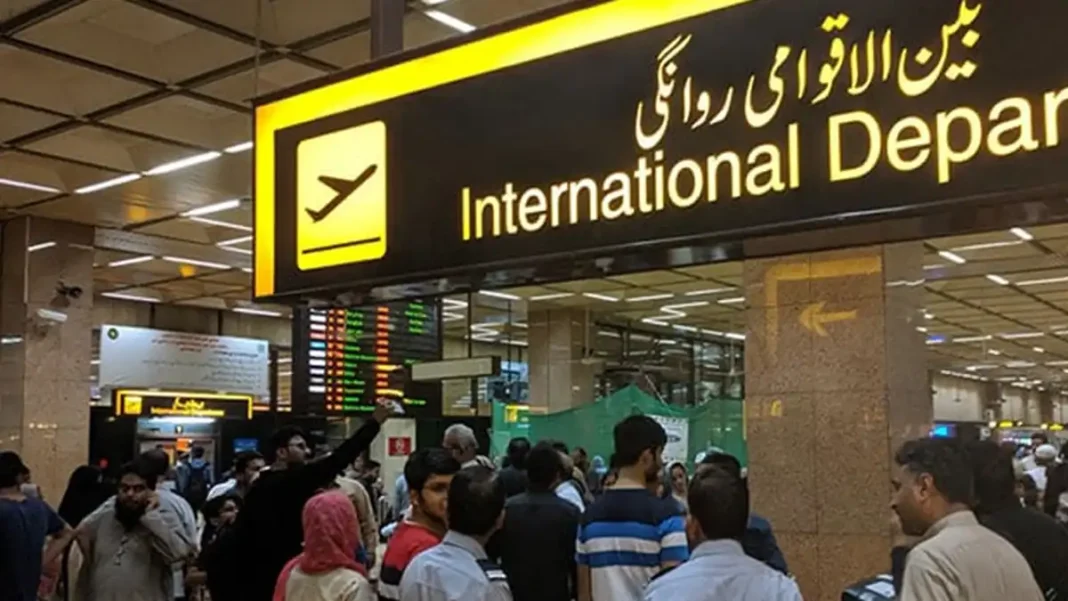 Pakistan Flight Schedule: Domestic & International Timetables Airport departures board in Pakistan