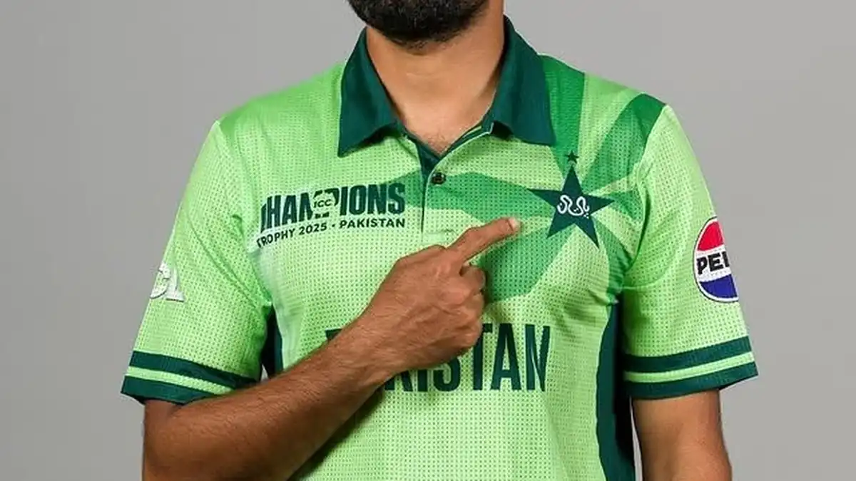 Pakistan cricket team photoshoot - Babar Azam in Champions Trophy 2025 kit