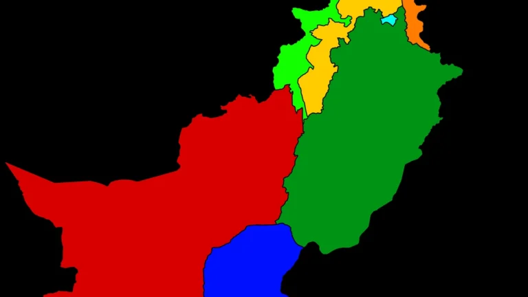 Pakistan Provinces Map: All Four Provinces with Capitals and Areas