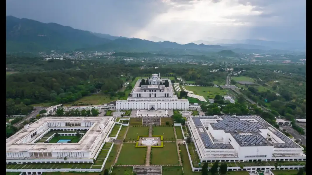 President House Islamabad: Aiwan-e-Sadr’s History, Architecture and Residents Aerial shot of Aiwan-e-Sadr President House Islamabad