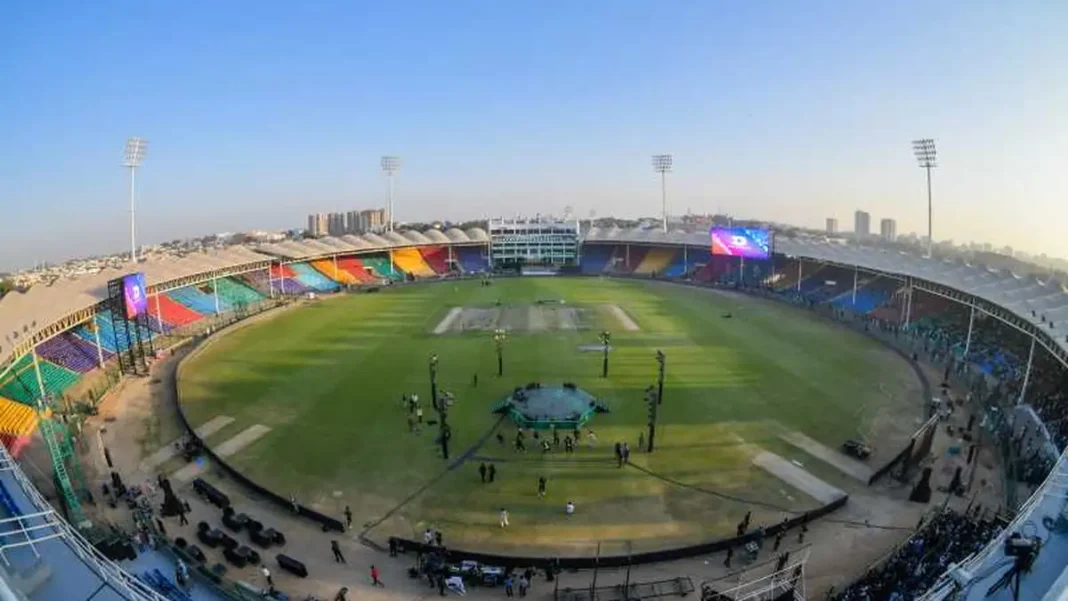 PSL Tickets Online: Official Websites and Booking Portals National Stadium Karachi aerial view