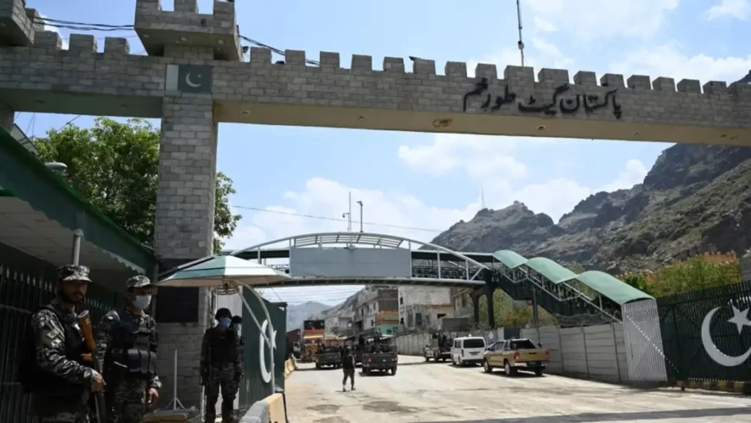 Current War Situation in Pakistan: Timeline of 2025–2026 Escalations Torkham border gate on the Pakistan-Afghanistan frontier
