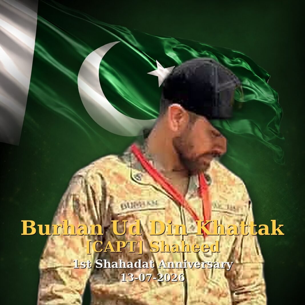 Capt Burhan Ud Din Khattak Shaheed: Duty and Sacrifice Capt Burhan Ud Din Khattak Shaheed: Duty and Sacrifice