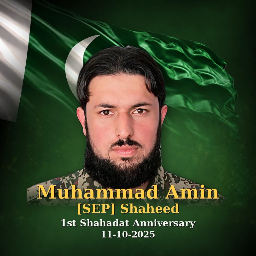 Sep Muhammad Amin Shaheed: Fallen in Mohmand Sep Muhammad Amin Shaheed: Fallen in Mohmand