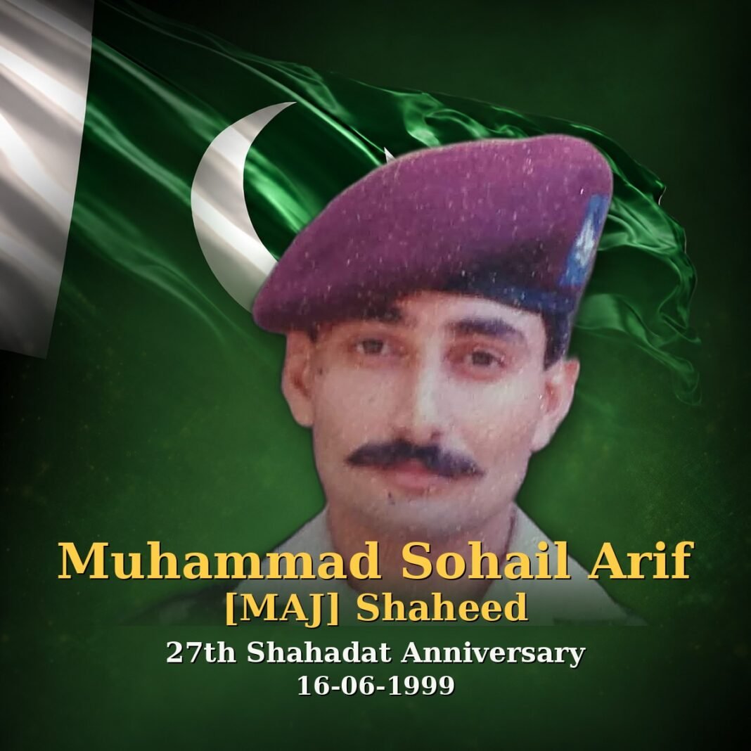 Maj Muhammad Sohail Arif Shaheed: Kargil Hero Maj Muhammad Sohail Arif Shaheed: Kargil Hero