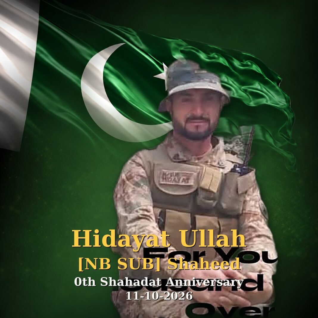 Nb Sub Hidayat Ullah Shaheed: Kurram Border Hero