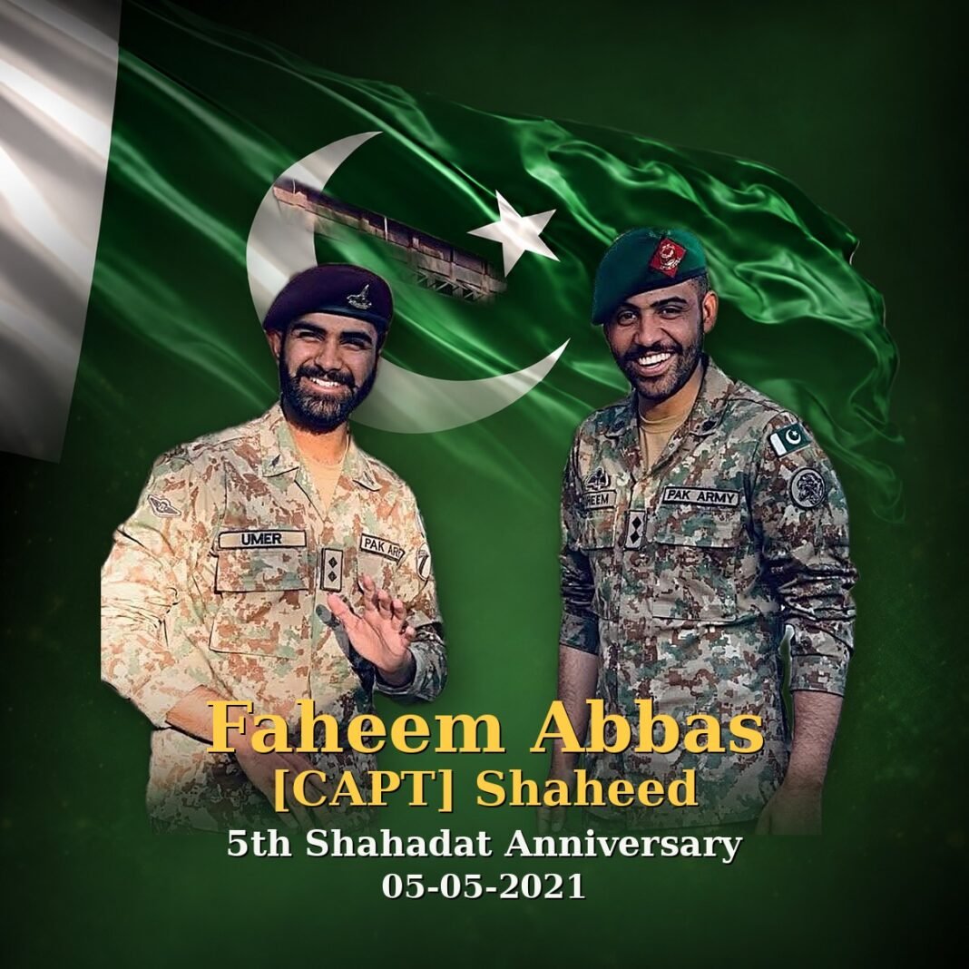 Capt Faheem Abbas Shaheed: A Father of Twins