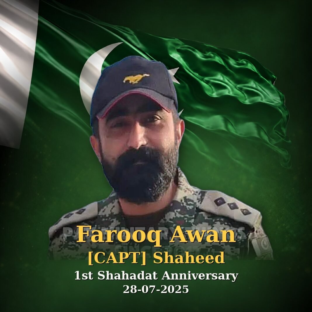 Capt Farooq Awan Shaheed: North Waziristan Martyr