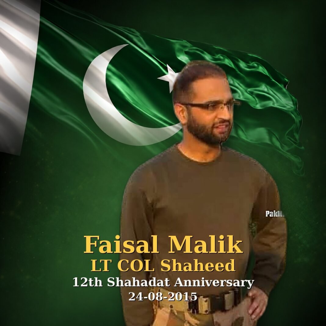 Lt Col Faisal Malik Shaheed: Shawal’s Brave Son Lt Col Faisal Malik Shaheed: Shawal’s Brave Son