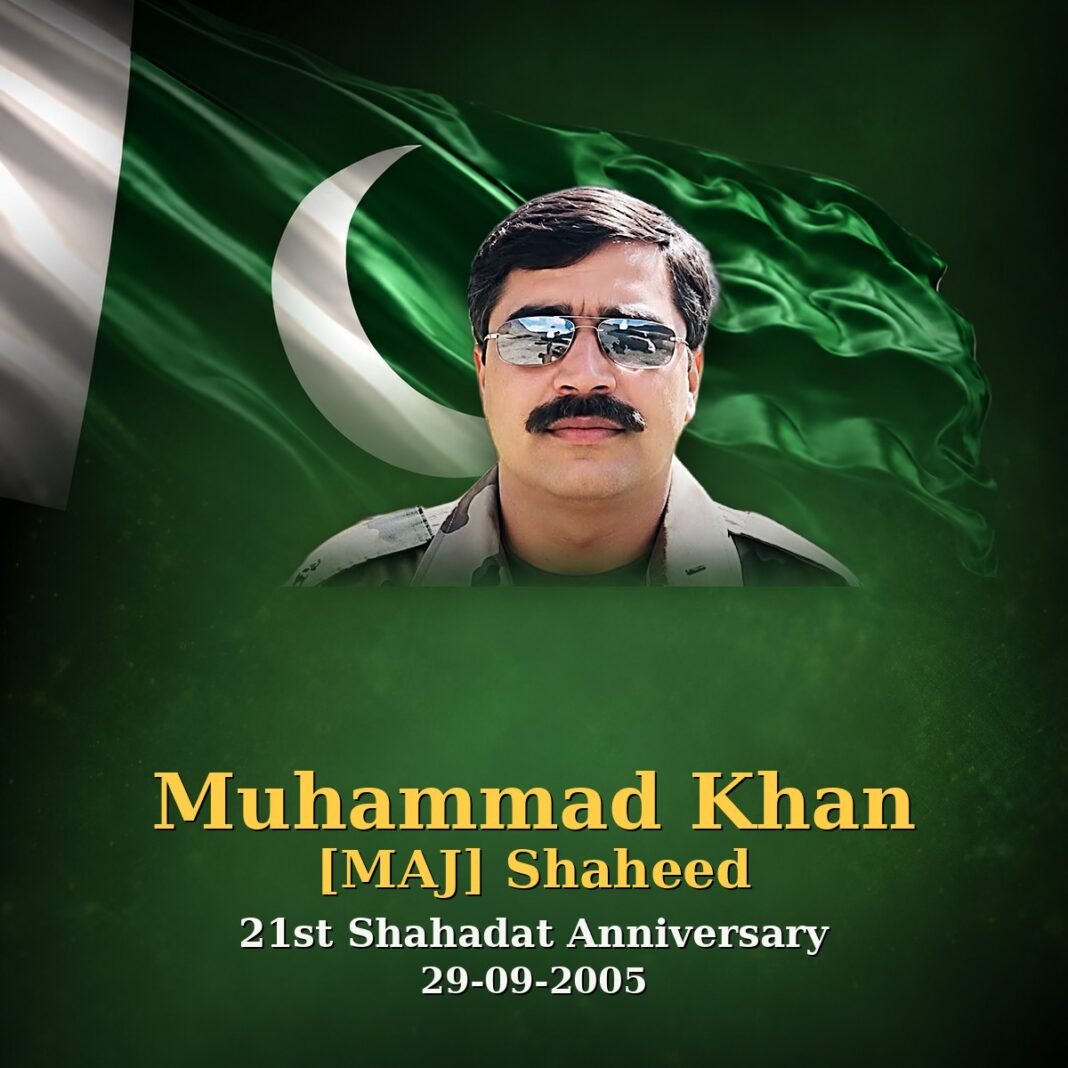 Maj Muhammad Khan Shaheed: Hero of Operation Al Mizan Maj Muhammad Khan Shaheed: Hero of Operation Al Mizan