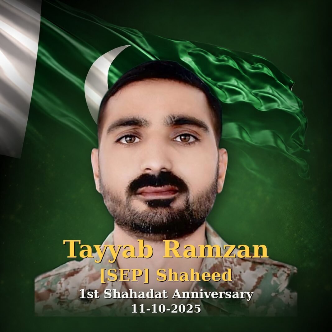 Sep Tayyab Ramzan Shaheed: Jhelum’s Brave Son Sep Tayyab Ramzan Shaheed: Jhelum’s Brave Son