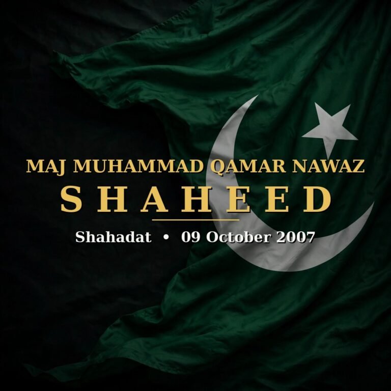 Maj Muhammad Qamar Nawaz Shaheed: Hero of Al Mizan