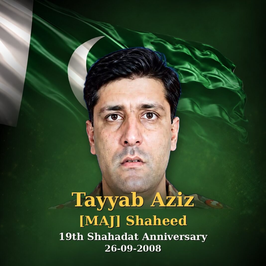 Maj Tayyab Aziz Shaheed: Fallen in Operation Sherdil Maj Tayyab Aziz Shaheed: Fallen in Operation Sherdil