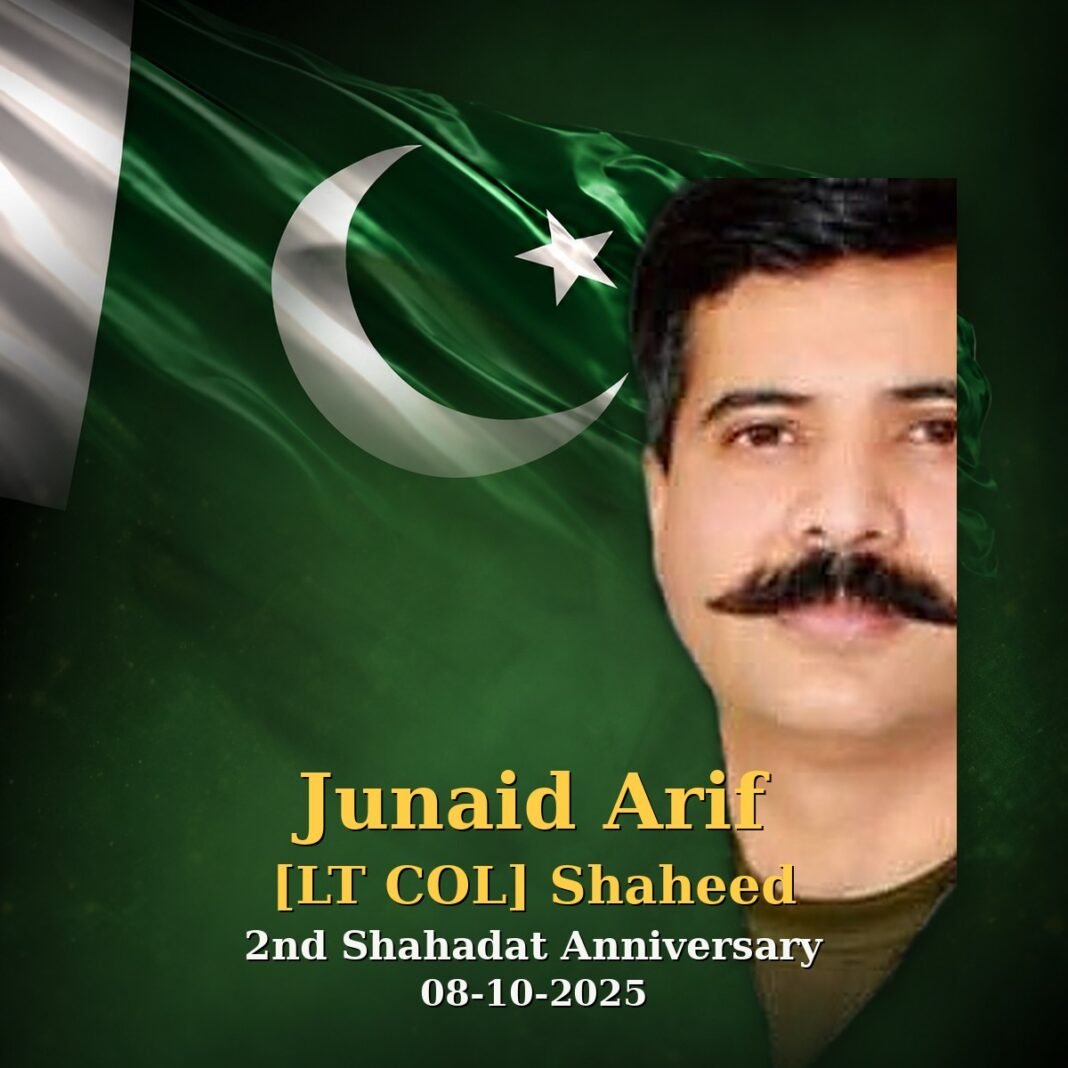 Lt Col Junaid Arif Shaheed: Lion of Kurram Lt Col Junaid Arif Shaheed: Lion of Kurram