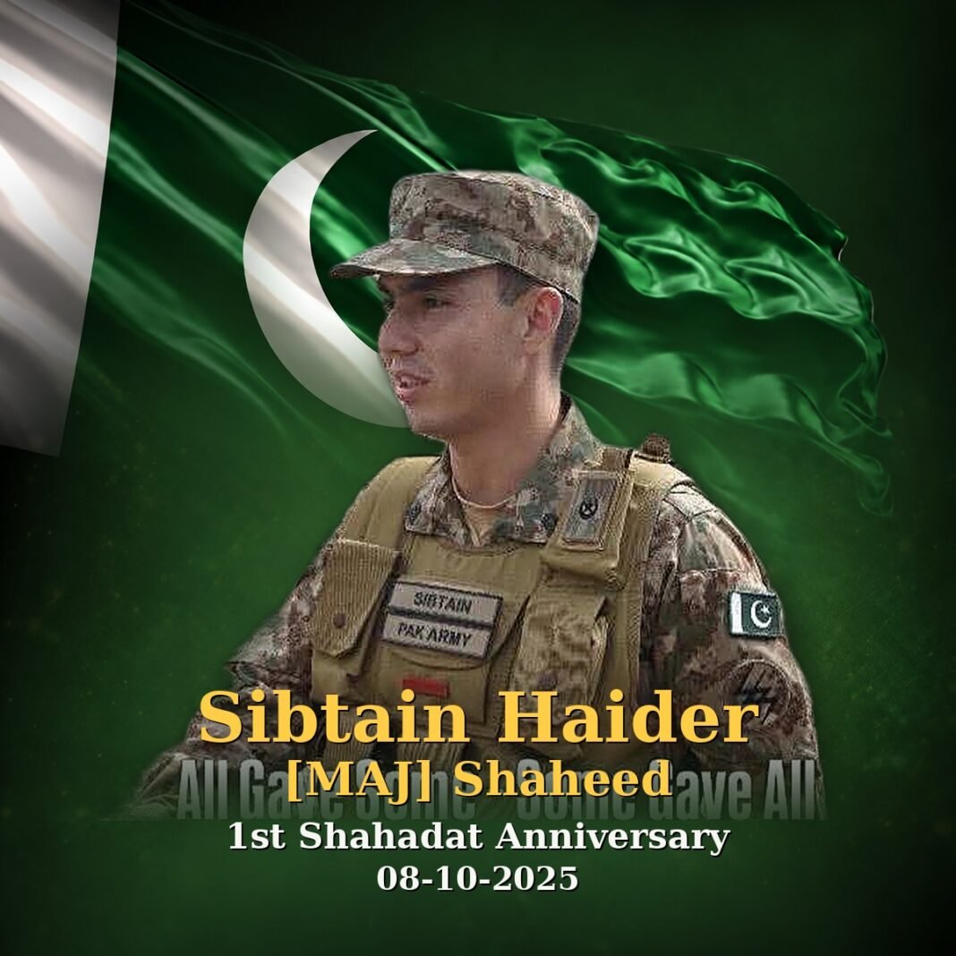 Maj Sibtain Haider Shaheed: One Day, Three Officers