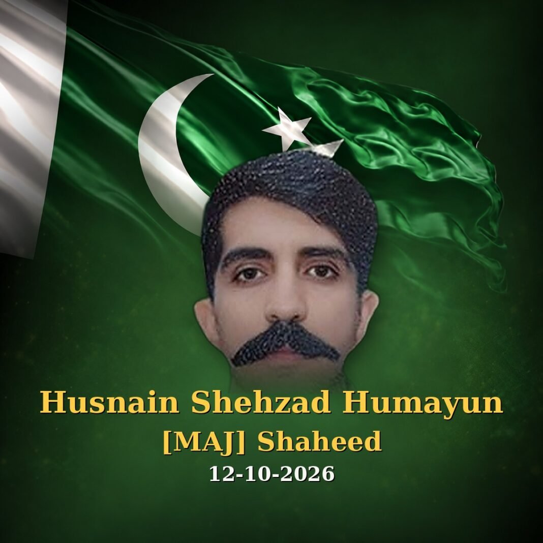 Maj Husnain Shehzad Humayun Shaheed: The Instructor Who Gave Everything Maj Husnain Shehzad Humayun Shaheed: The Instructor Who Gave Everything
